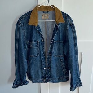 Polo by Ralph Lauren Men's Denim Jacket with corduroy Collar